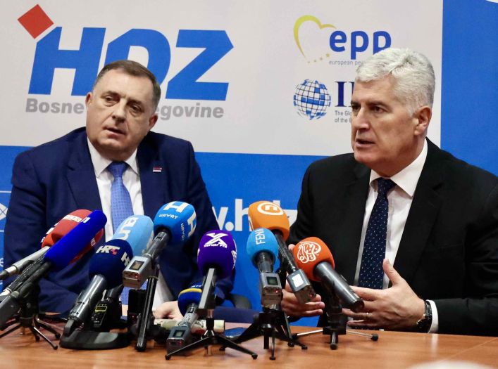 Čović uz Dodika: Partnerstvo, a ne "okretanje leđa"