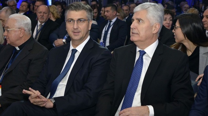 Čović zahvalio Plenkoviću na mudrom političkom vodstvu