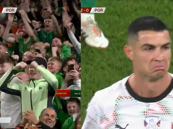 Cristiano Ronaldo zaradio direktan crveni karton pa izgubio živce