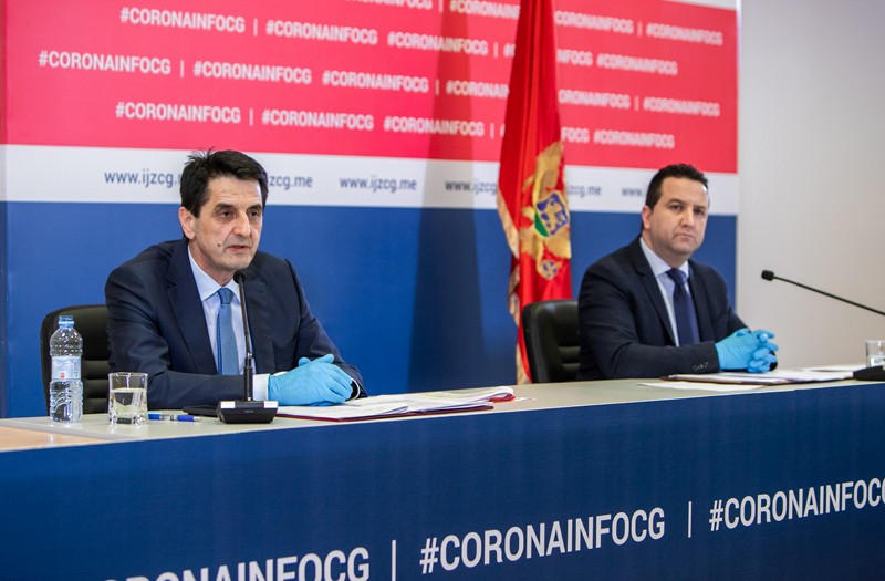 Crna Gora: Broj zaraženih osoba porastao na 109