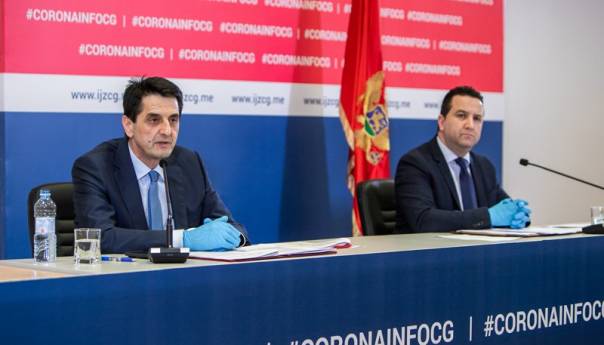 Crna Gora: Broj zaraženih osoba porastao na 109