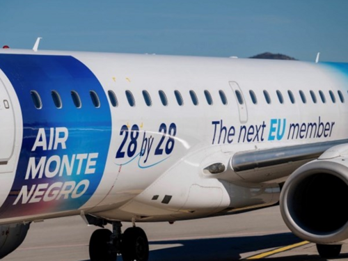 Crna Gora i na avionima "reklamira" ulazak u EU