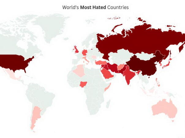 Crna lista: Ovo su najomraženije zemlje u svijetu