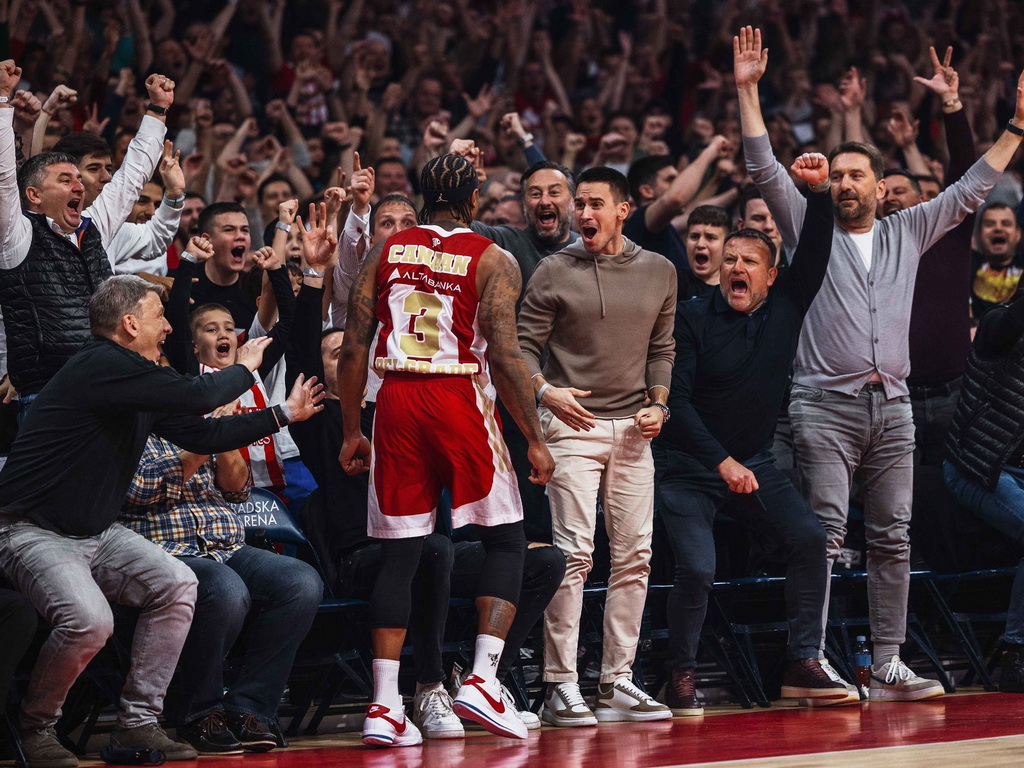 Crvena zvezda deklasirala Virtus iz Bologne