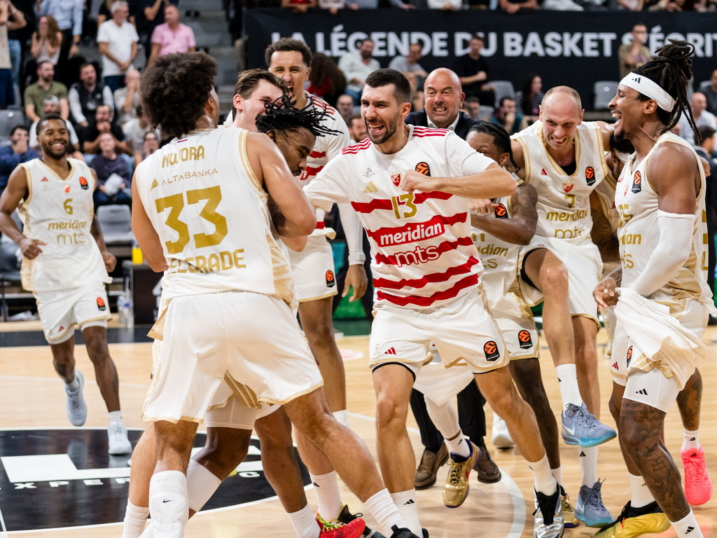 Crvena zvezda srušila ASVEL uz zvuk sirene, junak je Chris Jones!