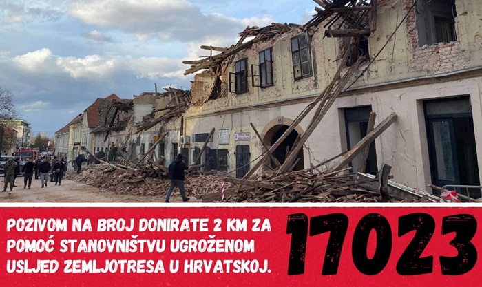 Crveni križ FBiH otvorio humanitarni broj za građane BiH za pomoć Hrvatskoj