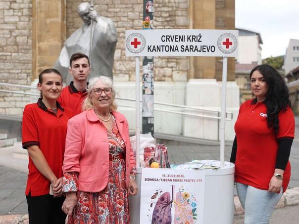 Crveni križ KS obilježio Sedmicu borbe protiv tuberkuloze: I informacija je vid prevencije