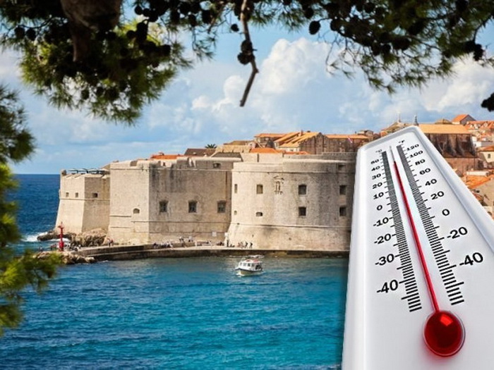 Crveni meteoalarm na Jadranu, u Dubrovniku jutros 30 stepeni