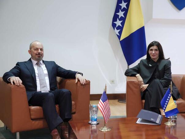 Ćudić razgovarala s otpravnikom poslova američke ambasade Johnom Ginkelom