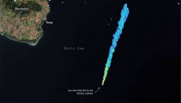 Curenje u gasovodu bilo vidljivo iz svemira