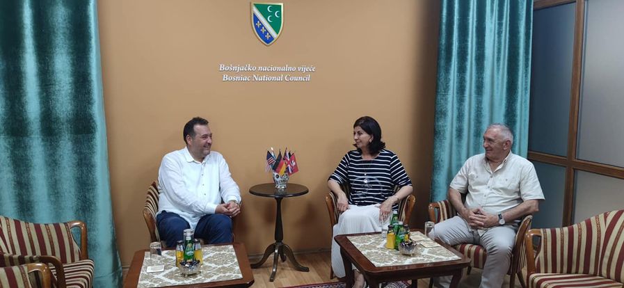 Curić u Novom Pazaru sa generalnim sekretarom VKBI