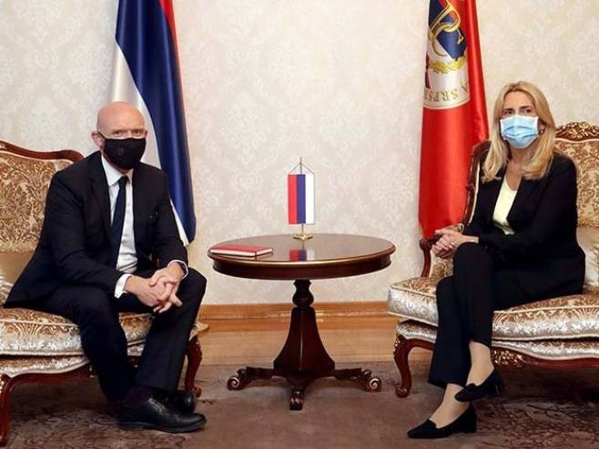 Cvijanović i Čubrilović s Fieldom o političkoj situaciji u BiH