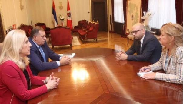 Cvijanović i Dodik se sastali sa Saracinom