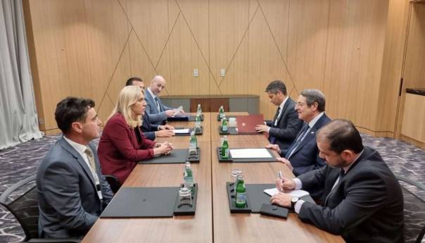 Cvijanović i predsjednik Kipra Anastasiades o procesu evropskih integracija