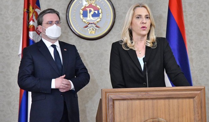 Cvijanović i Selaković za dalje jačanje saradnje RS i Srbije