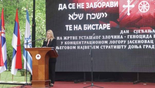 Cvijanović: Јasenovac predstavlja najveću bol i ranu srpskog naroda