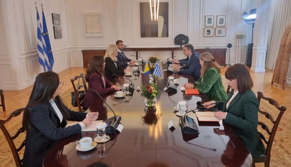 Cvijanović - Mitsotakis: Jačati ekonomsku saradnju BiH i Grčke, uz akcenat na oblast energetike 