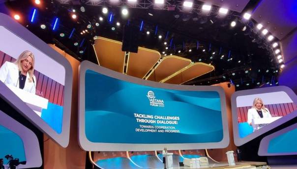 Cvijanović u Astani: Potrebno oživjeti dijalog i diplomatiju