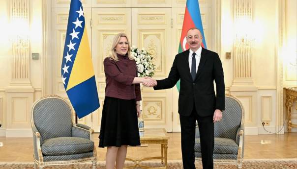 Cvijanović s Alijevim dogovorila biznis forum BiH i Azerbejdžana