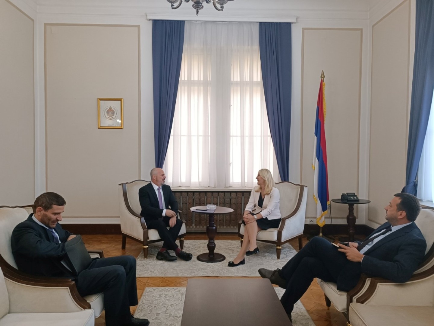 Cvijanović s Ginkelom: Važno stabilizovati političke prilike u BiH