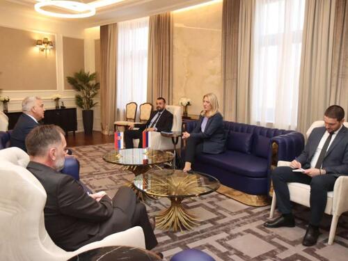 Cvijanović s novoimenovanim ambasadorom Srbije u BiH