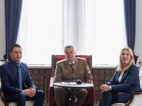 Cvijanović s novoimenovanim načelnikom Zajedničkog štaba OSBiH