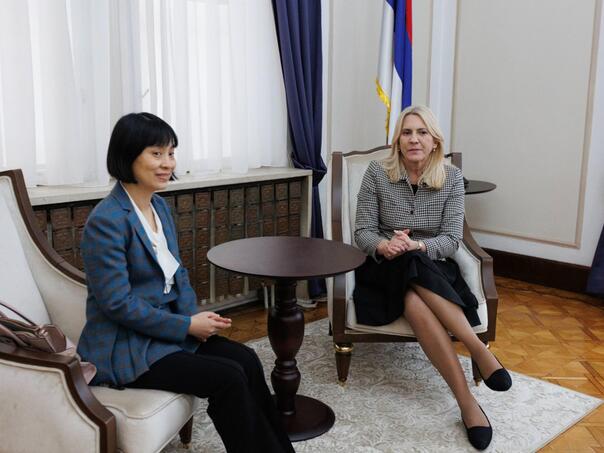 Cvijanović sa ambasadoricom Kine, za krizu u BiH krivi "strani intervencionizam"