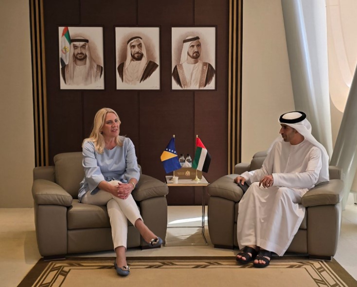 Cvijanović sastankom s Al Zeyoudijem završila posjetu Emiratima