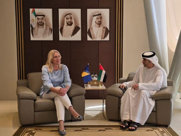 Cvijanović sastankom s Al Zeyoudijem završila posjetu Emiratima
