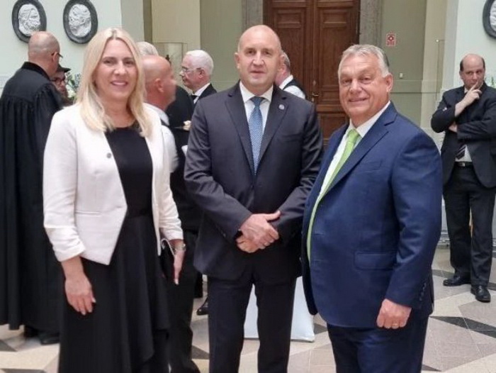 Cvijanović u Budimpešti sa Orbanom i Radevom