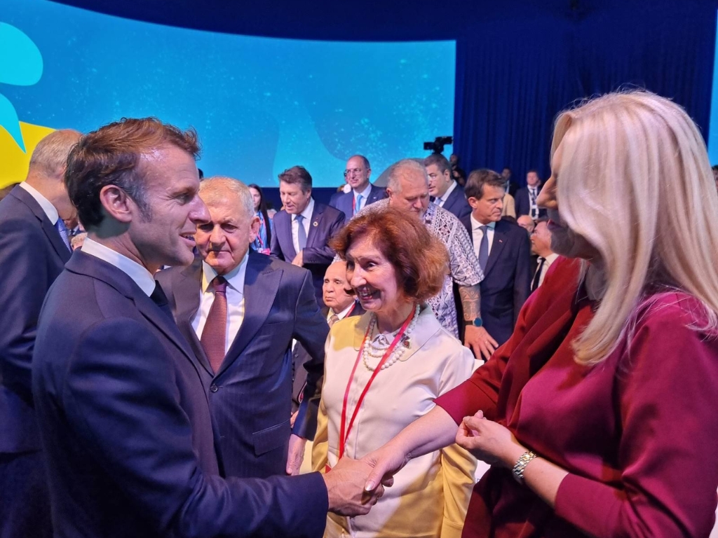 Cvijanović u Nici razgovarala sa Macronom i Davkovom