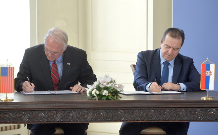 Dačić i Hill potpisali Memorandum o razumijevanju između Srbije i SAD