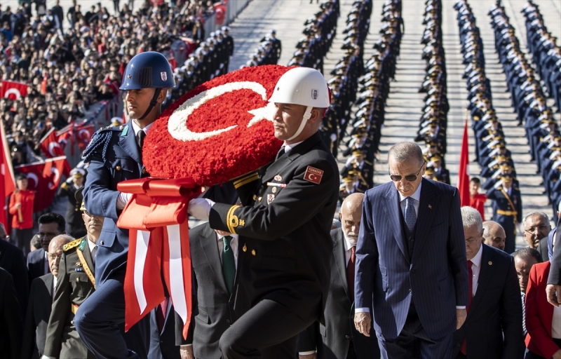 Dan Republike: Erdogan predvodio delegaciju u posjeti Anitkabiru