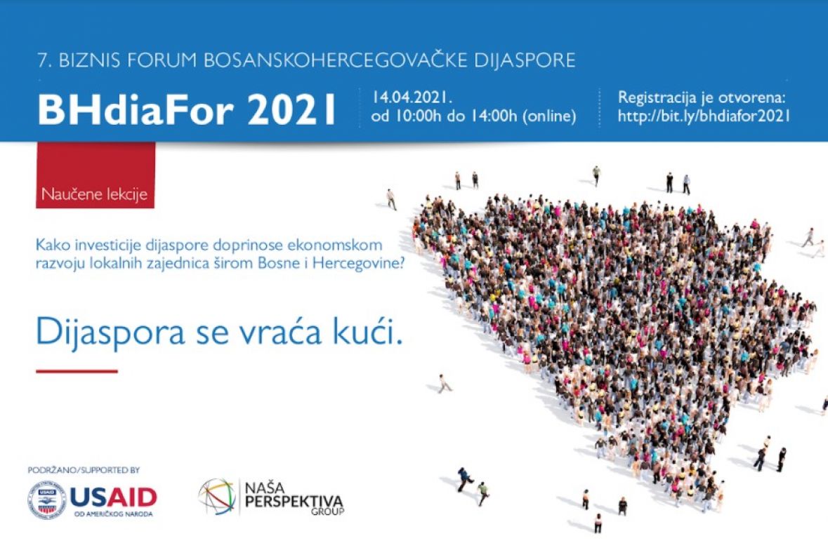 Danas biznis forum bh. dijaspore u online formatu