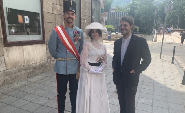 Danas na ulicama Sarajeva: Glumci kao Gavrilo Princip, Franc Ferdinand i Sofija