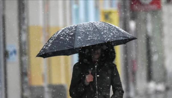 Danas oblačno sa kišom, snijeg u zapadnim područjima zemlje