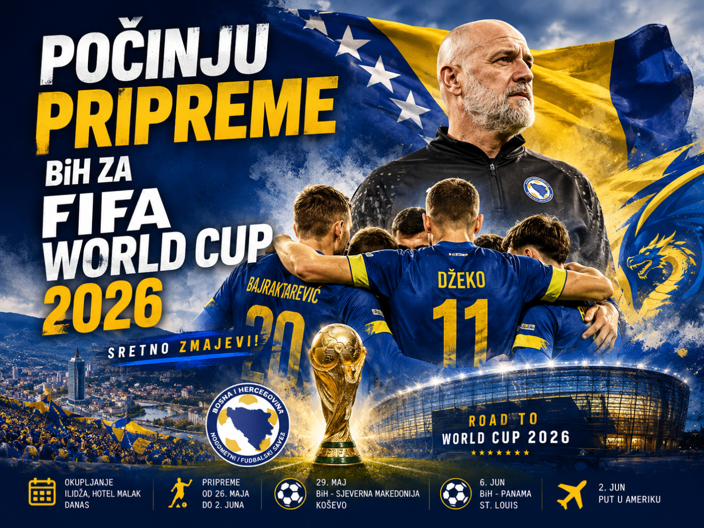 Danas okupljanje za SP: Hrabro!