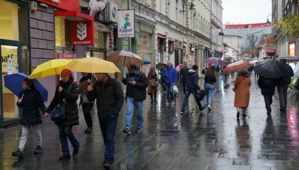 Danas pretežno oblačno sa kišom, na planinama slab snijeg