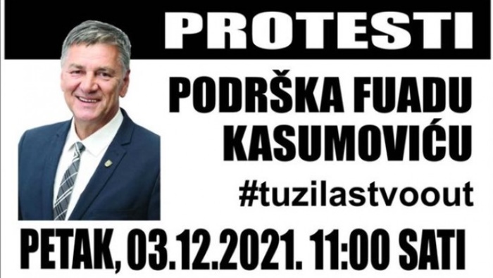 Danas protest podrške za Fuada Kasumovića