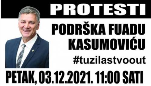 Danas protest podrške za Fuada Kasumovića