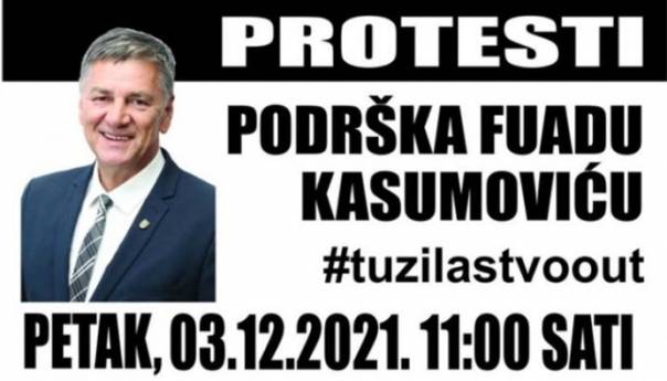 Danas protest podrške za Fuada Kasumovića