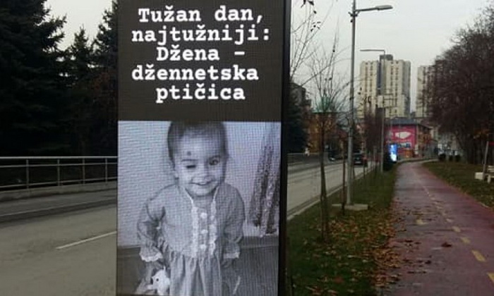Danas protest pred Vladom KS zbog smrti djevojčice Džene