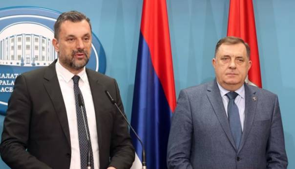 Danas sastanak Milorada Dodika i Elmedina Konakovića