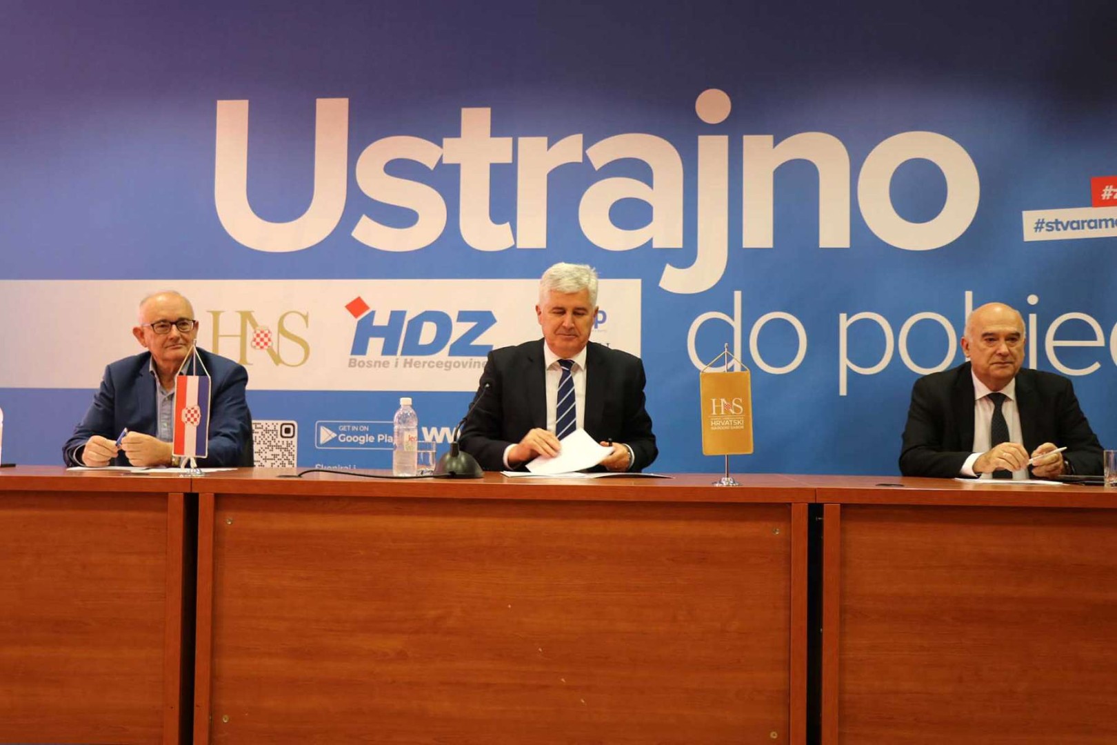 Danas sjednice Predsjedništva HDZ-a i HNS-a BiH