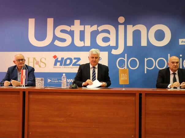 Danas sjednice Predsjedništva HDZ-a i HNS-a BiH