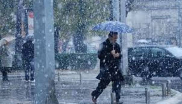 Danas u BiH oblačno sa kišom, susnježicom i snijegom