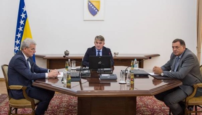 Danas vanredna sjednica Predsjedništva BiH