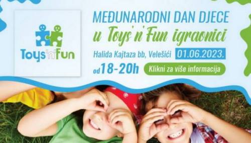 Danas velika zabava za djecu u Toys'n'Fun igraonici