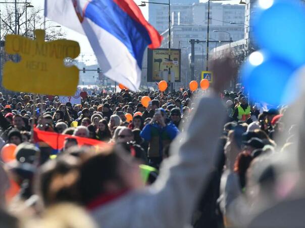 Danas veliki studentski protest u Nišu - dočekani ovacijama