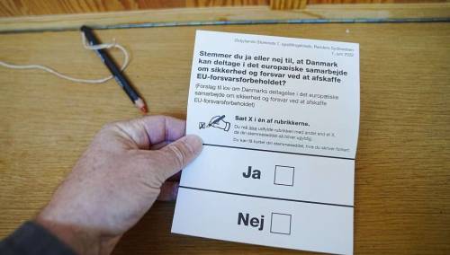 Danci na referendumu izglasali pridruženje zajedničkoj odbrambenoj politici EU